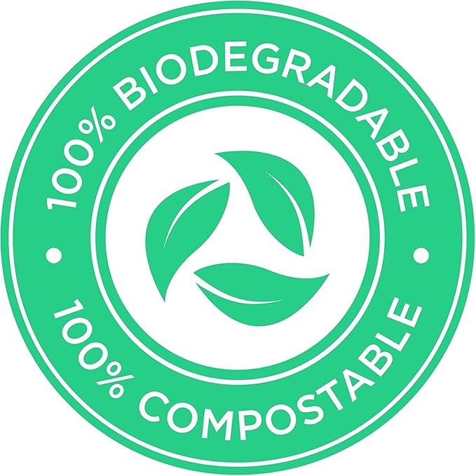 Ultrasac 13 Gallon 0.85 MIL Clear Compostable Trash Bags - 24" x 33" - Pack of 30