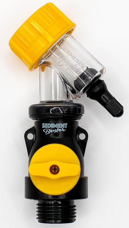 Sediment Buster - UL Verified V699054 Water Heater Tool - Flushes, Cleans, Drains, Breaks up Sediment Clogs from Electric or Gas Water Heaters Easy to Use