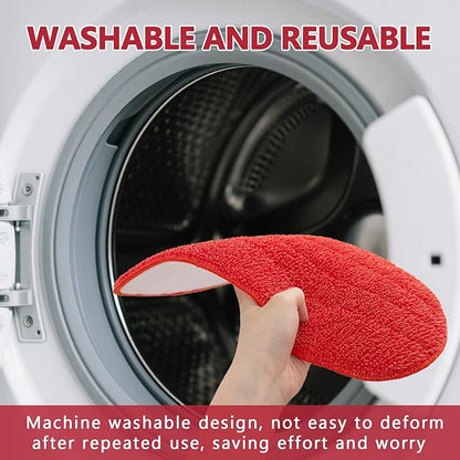 2 Pack Microfiber Reusable Mop Replacement Mop Refill Mop Pads Suitable for OXO Good Grips Spray Mop, Wet/Dry Mop Replacement Pads for Hard Floor Cleaning (Mop Not Included)