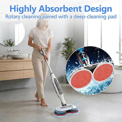10 Pack Upgraded S7001 Pads Replacement Steam Mop Pads for Shark S8201 S8001 S7001 S7201 S7000AMZ S7000 S7005 S7020 S7001TGT Steam Mop Pads, Steam & Scrub All-in-One Scrubbing Mop Pads