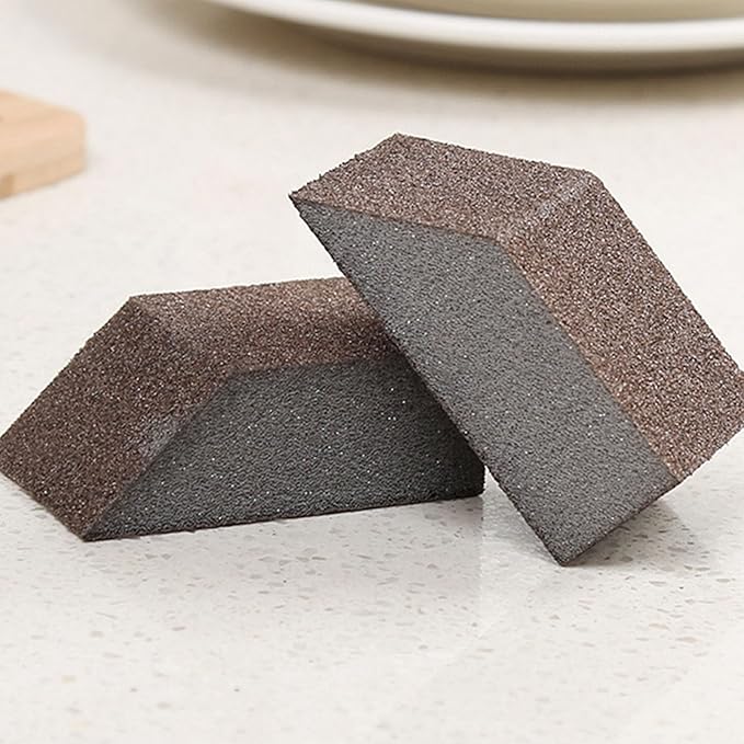 Sanding Sponge, Heavy Duty Magic Eraser Sponges & Abrasive Scouring Pads for Drywall Sanding, Rust Removal, Stainless Steel Pot Cleaner, Wood Sanding Block for Household