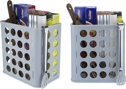 Plastic Bag Holder (2sets/pack) Grocery Bag Holder Dirty clothes basket and kitchen organizer.…