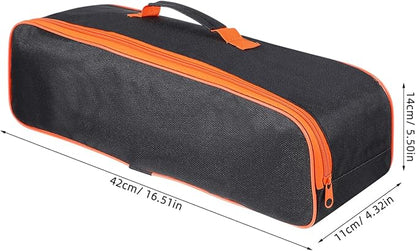 Veemoon Car Vacuum Cleaner Tool Bag, Car Cleaner Tool Organizer Small Vacuum Storage Case,Wet Dry Handheld Portable Durable Storage Pouch for Auto Cleaning and Hair Dust (Black, 5.5 * 16.5Inch)
