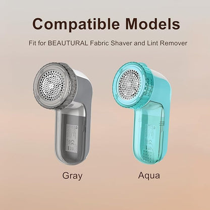 Only Compatible with Beautural Fabric Shaver Replacement Blades,3-Leaf Blades Only Fit for BEAUTURAL Fabric Shaver and Lint Remover Standard 3-Leaf Blades Aqua and Gray Model.
