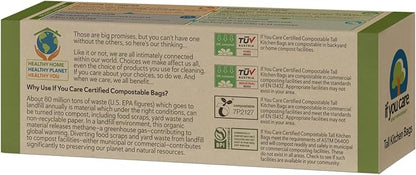If You Care Tall Kitchen Bags, 13 gal, 12 Count