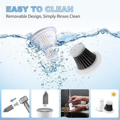 Cordless Handheld Car Vacuum, 22000PA Strong Suction Mini Vacuum, 100000 RPM Brushless Motor, 4-in-1 Portable Vacuum for Car Detailing, Pet Hair, Home, Office, Sofa, Carpet, Stairs, Couch