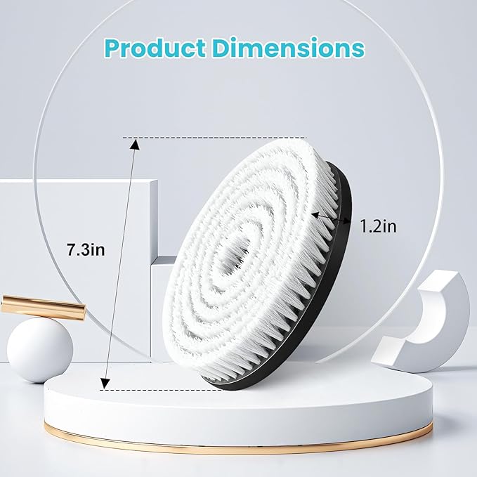 Upgraded Steam Mop Replacement Brush Pads for Shark Steam and Scrub Mop S7000 S7001 S7201 S8001 S8201 Series (2 Pack)