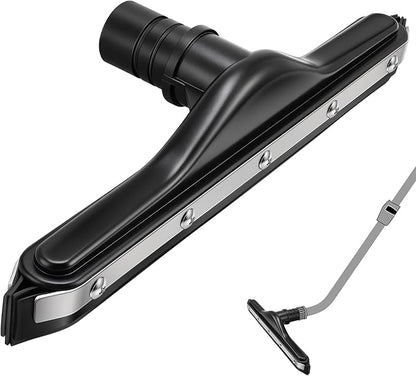 Replacement Floor Tool Compatible with ProTeam 101446 E-Z Glide Backpack Vacuum,Compatible with Hoover C2401, 14" Multi-Surface Brush for Commercial Cleaner(Natural Rubber Squeegee,Black)
