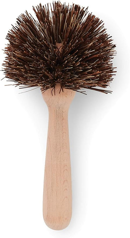 Fox Run Kitchen Brush Set of 3, Pot, Dish, and Bottle Scrub Brush with Natural Bristles