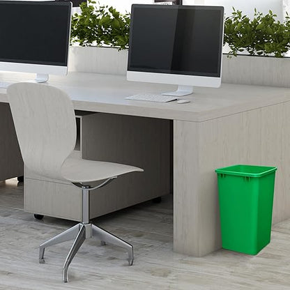 Rev-A-Shelf 35 qt Polymer Replacement Waste Container for Rev-A-Shelf Pullouts, Kitchen Cabinet Trash Can Recycle Bin, RV-35-19-2, Green (2-Pack)