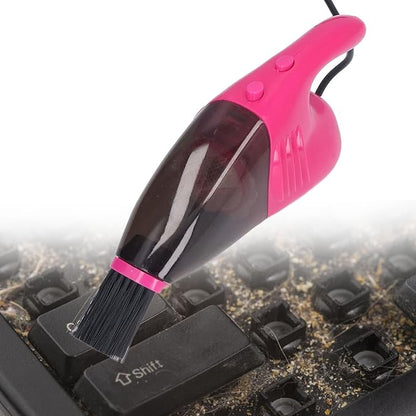 HEEPDD USB Handheld Keyboard Vacuum Cleaner, Mini Portable Desktop Dust Cleaner with Powerful Suction for Car Interior, Drawers, Crevices