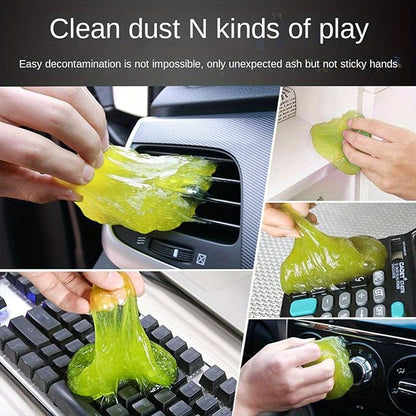 Car Cleaning Gel Universal Dust Cleaner, Auto Interior Detailing Putty for Vents, Keyboard, 160g
