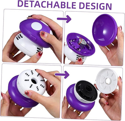 Alipis Desk Vacuum Cleaner Mini Tabletop Vacuum Portable Efficient Low Sound Ideal for Kitchen Counter and Desk Cleaning