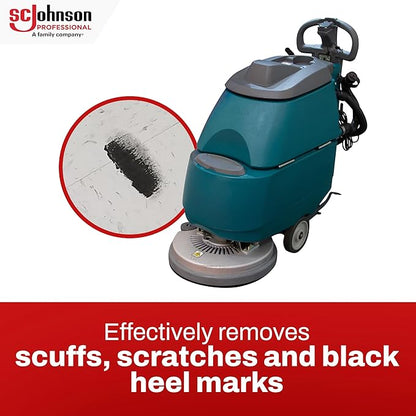 SC Johnson Professional EZ Care Heavy Duty Scrubbing Pads, 20 Inch Diameter, 5 Count, for Professional Use Only