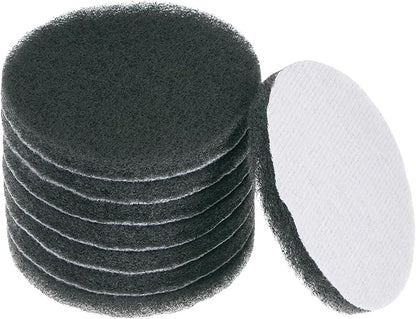 HARFINGTON 8pcs Drill Power Brush 4 Inch Tile Scrubber Scouring Pads 1500 Grit for Bathroom Kitchen Household Cleaning