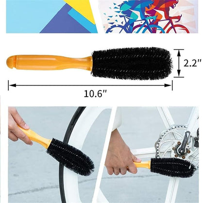 focopot Bike Cleaning Kit (9pcs), Including Chain Cleaner for Cycling,Bicycle Clean Brush Tools for Mountain/MT/Road/BMX Bike