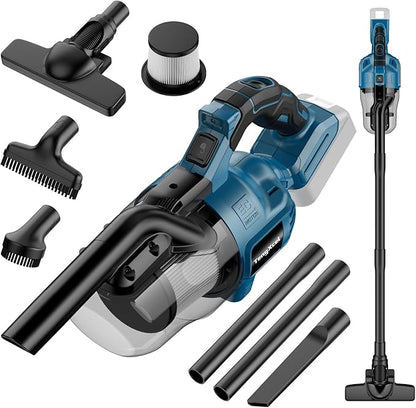 TengXcel Cordless Vacuum Cleaner for Makita 18V LXT Battery, Handheld Vacuum Cleaner for Home Car Hardwood Floor Carpet, Portable Shop Vacuum with Washable HEPA Filter(Tool Only)