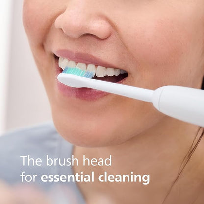 Philips Sonicare C1 SimplyClean - Genuine Replacement Electric Toothbrush Heads, White, 6 Pack Up to 18 Month Supply, HX6016/77