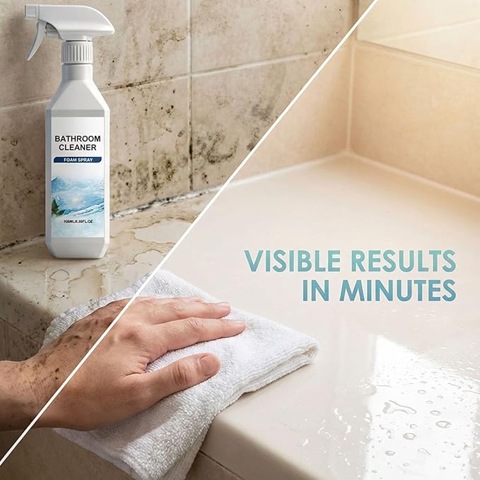 Scale Remover Bathroom Cleaner - 100ml Scale Remover Bathroom Cleaner for Tiles, Glass, Stainless, Steel, Sinks