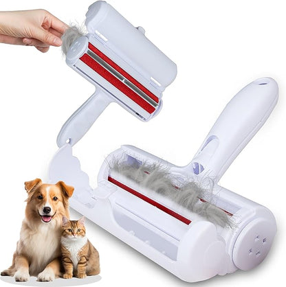 Reusable Pet Hair Remover Roller for Dog & Cat Hair Self Cleaning Lint Roller for Furniture, Couch, Carpet,Rugs,Bedding & Car