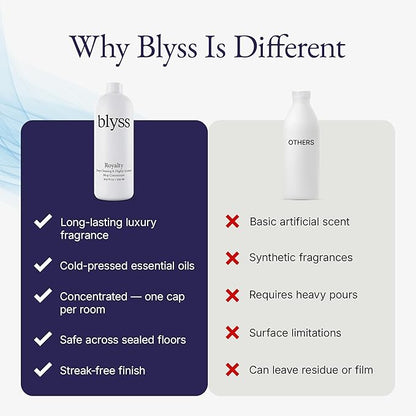 Mop Soap Royalty, Floor Cleaner for Mopping, Luxury Scented Mop Soap, LVP Vinyl Laminate and Hardwood Floor Cleaner Solution, Plant Powered Floor Cleaner