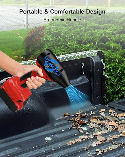 Portable High-Speed Compressed Air Duster with 130000 RPM Turbo Fan Compatible with Milwaukee M18 Battery for Computer Keyboards PC and Car Cleaning (Battery Not Included)