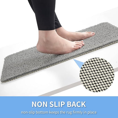Hargiis Non Slip Bathtub Mat,Anti Slip Shower Mat,Fast Drying Bath Tub Mats,Foot Scrubber Mat,Anti Slip Mat for Tub,Floor,Bathroom,Home,Kitchen,Hotel