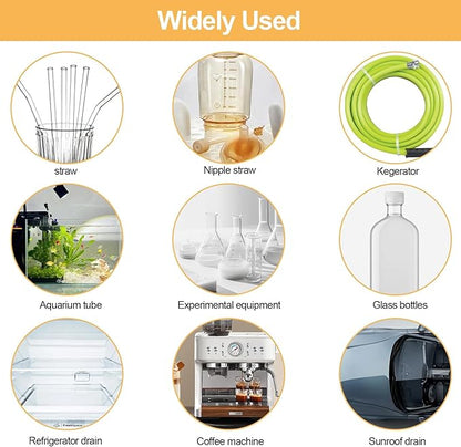 Extra Long Pipe Cleaners,Straw Cleaner Brush Extra Long,Tube Cleaning Brush Suitable for Cleaning Feeding Tubes (2 Pcs)
