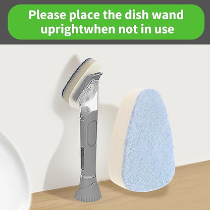 Non Scratch Sponge Refills Be Suitable for Scrub Daddy Dish Daddy. Pack of 10（Without Handle）