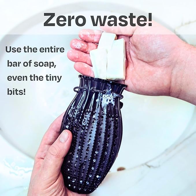 Soap Saver Bag, Gentle Exfoliating Loofah Pouch, Soap Sleeves for Bars, Exfoliating Bag, Bar Soap Pouch, Soap Savers for Bar Soap, Mesh Soap Bags for Soap Bars, Soap Bar Bag, Silicone Body Scrubber