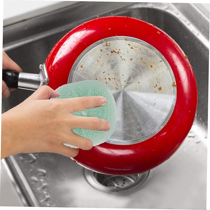 VALICLUD 36pcs Household Cleaning Scouring Multi-Functional Kitchen Cleaning Tools for Pots and Bowls and Non-Corrosive Random Colors