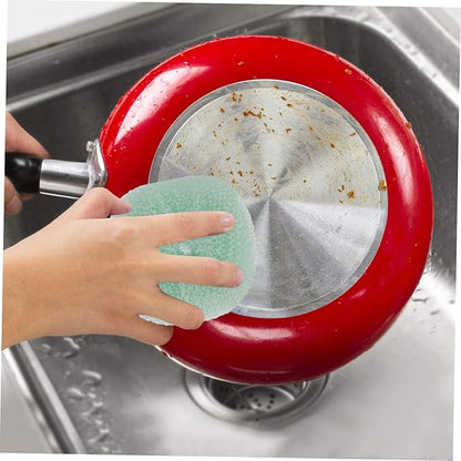 VALICLUD 36pcs Household Cleaning Scouring Multi-Functional Kitchen Cleaning Tools for Pots and Bowls and Non-Corrosive Random Colors
