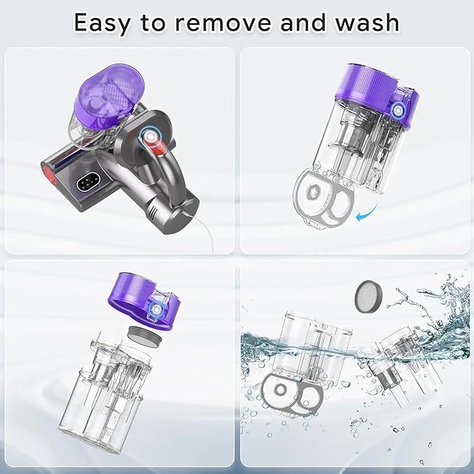 P820 Wired Mattress Vacuum Cleaner EU Plug,500W 18kPa UV Ultrasonic Negative Ion Bedding Neatness Care with Hot Air & Aromatherapy,LED Display