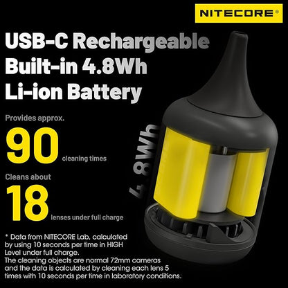 NITECORE BB Nano Portable Versatile Electronic Photography Air Blower with NITECORE Tag