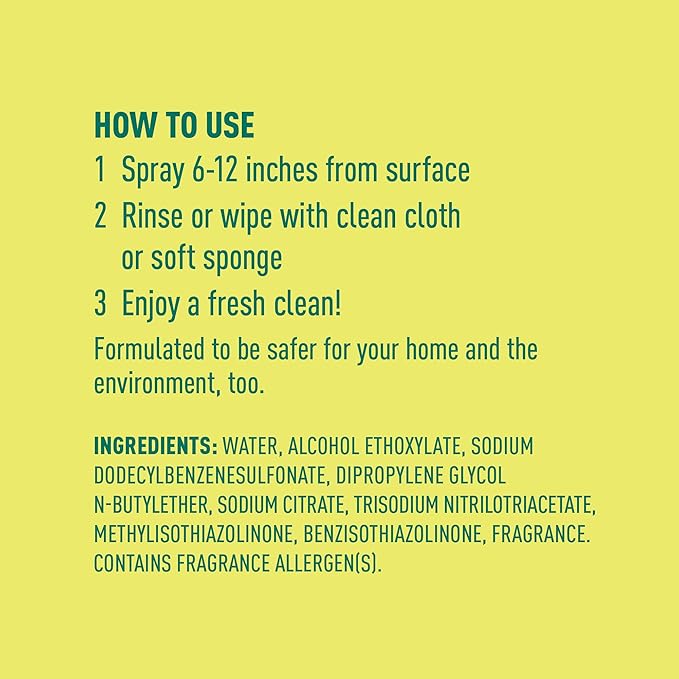 Amazon Basics All Purpose Cleaner, Lemon Scent, 32 fl oz, Pack of 2 (Previously Presto!)