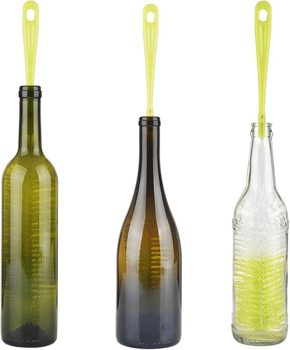 ALINK 16 inch Long Bottle Brush Cleaner for Washing Wine/Beer/Sport Well/Thermos/Glass, Hummingbird Feeder and Long Narrow Neck Sport Bottles