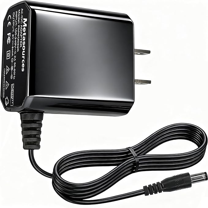 Barrel Tip 5.5V AC/DC Adapter Compatible with Homitt Model HM402A HM402 A Mini Cordless Power Scrubber Electric Spin Brush Shower Scrub & Clean DC 3.65V 18W 6V 1A Battery Charger