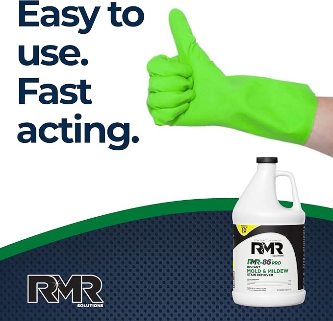 RMR-86 Pro Contractor Grade Mold Stain & Mildew Stain Remover and RMR Botanical Disinfectant Cleaner Mold Remover Bundle