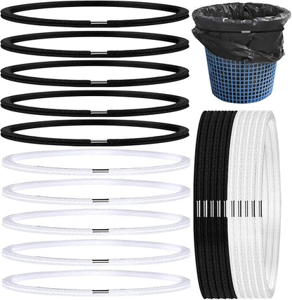 20 Pcs Garbage Can Bands, Trash Can Elastic Rubber Bands Fits 8 to 33 Gallon Trash Cans, Trash Can Bands Waste Box Holder Cabinet Loop Straps for Garbage Bag Liner Home Office School Indoor Outdoor