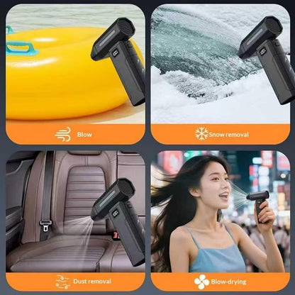 Ultra-Powerful Portable Turbo Fan with 150,000 RPM, Electric Air Duster, Cordless Air Duster, 5-Gear Adjustable Mini Blower with Fast Charging,for House, Outdoor and Car (3)