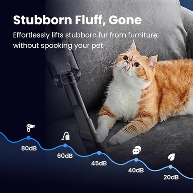 Dustaclean Handheld Vacuum Cordless, Dustaclean Car Vacuum 5000pa, Long-Lasting Battery Life, Wireless and Portable Design, Ideal for Use in Cars, On Desks, and with Keyboards