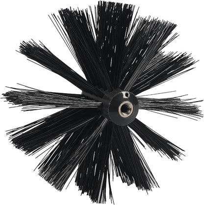 ‌AOGYikang 6” Chimney Brush Head - Heavy-Duty Cleaning Brush Head, 150mm/6in Dryer Vent Cleaner Brush Head, 6-Inch Cleaning Brush Head for Fireplace, Vent Pipe