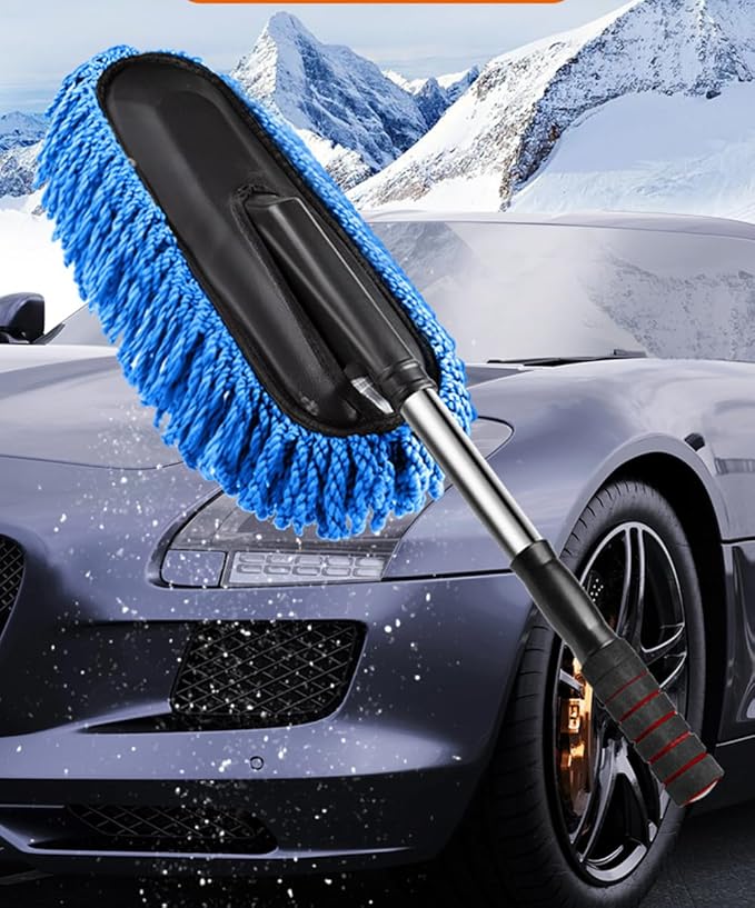Car Wash Cleaning Brush Microfiber Dusting Tool Duster Dust Mop Home Cleaning Kit