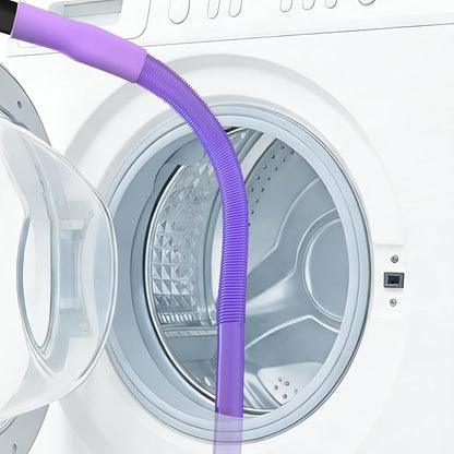 Upgraded Dryer Vent Cleaner Kit: Universal Vacuum Hose Attachment for Lint Removal Fits All Vacuums Cleaner Dryer Cleaning Tools for Clogged Ducts (Purple)