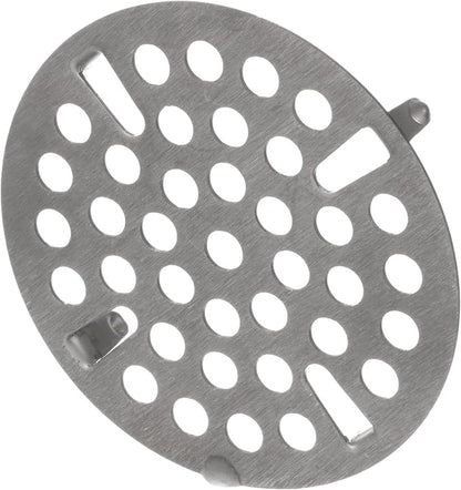 OCS Parts Set of 3 Commercial Kitchen Sink Flat Strainers | Universal Fit 3-Inch Stainless Steel Strainer | Fits Most 3 Tier Compartment Sinks (3-Pack)