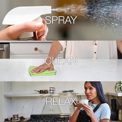Bona All-Purpose Cleaner - Lime Basil Scent - 24 fl oz - Household Cleaner Cuts Through Tough Grease & Grime - Safe for Household Surfaces
