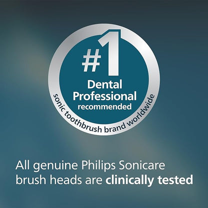 Philips Sonicare S2 Sensitive - Genuine Replacement Electric Toothbrush Heads, White, 3 Pack, HX6053/77