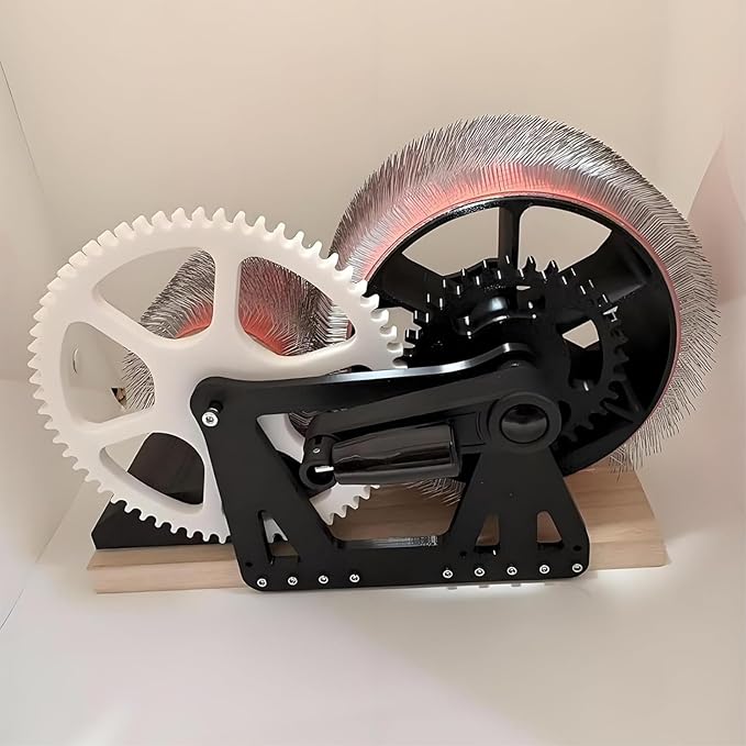 Manual Wool Carder, Drum Card for Wool Felt, Fiber Cardboard, Quick Mixing of Colors, Shaving and Yarning, for Crafts Enthusiasts~/