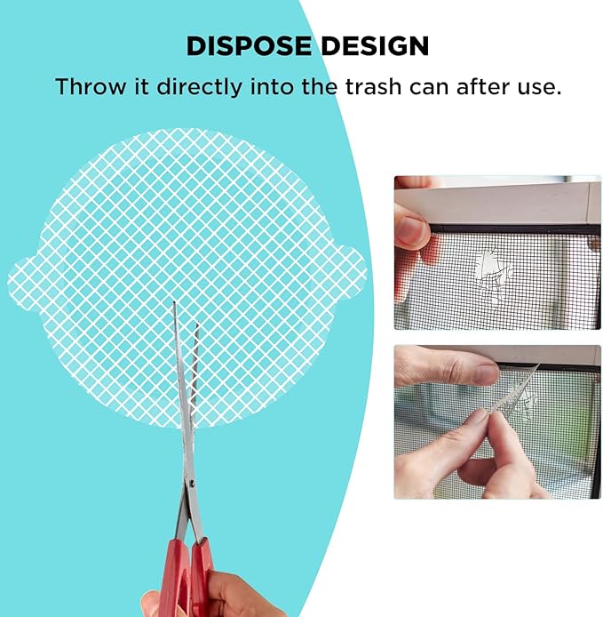 35 Pack Disposable Floor Drain Stickers, Hair Drain Stickers Disposable Shower Drain Hair Catcher Bathroom Accessories Bathtubs Mesh for Bathroom,Kitchen,Shower,Laundry (V-Round)