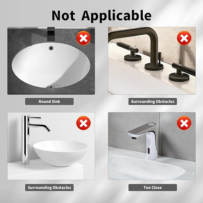 WAFT YEARN 14X5 Inch Silicone Durable Faucet Mat Kitchen Sink Splash Guard Draining Protector Tray Liner Absorbent Protective Counter Accessories For Sink Kitchen Bathroom Laundry Room Bar & RV Green